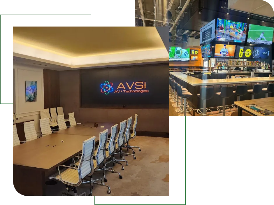 AVSi conference room with advanced audio video technology